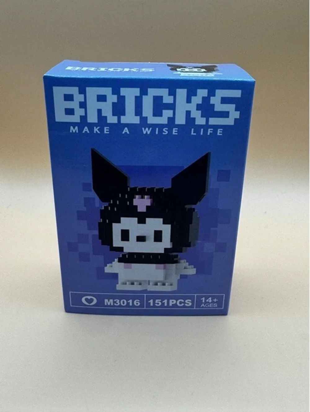 Mini Bricks Building Blocks Set (Kuromi) New